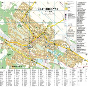 Vörösvár: térkép turistáknak