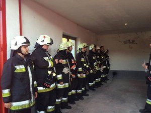 Önkéntes tűzoltóink megyei gyakorlaton