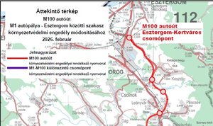 Hirdetmény az M100 - as gyorsforgalmi úttal kapcsolatos engedélyek módosításáról