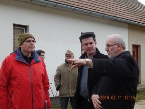 Nyírő András, Nagy Péter és Vöröskői István. A háttérben Eck András és Simonek Antal