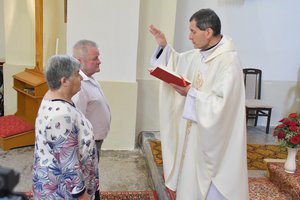 Klányi István és Kochnyák Gizella 50 éve házasok.
